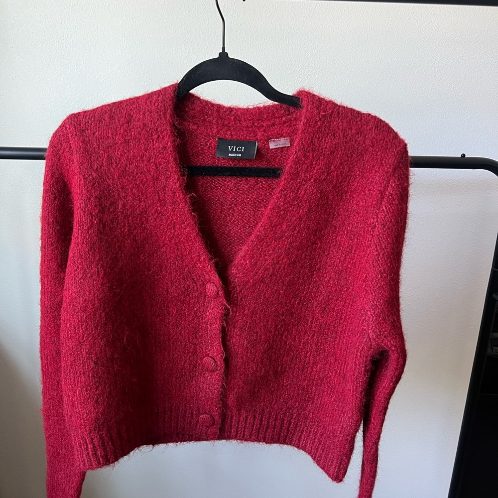 VICI red sweater